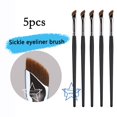 thumbnail image 1 of Brocha para delineador de ojos con cuchilla mejorada, brocha para cejas plana de ángulo fino ultrafino debajo de los ojos, brocha para maquillaje, brocha para detalles precisos Dengxun unisex, 1 of 2