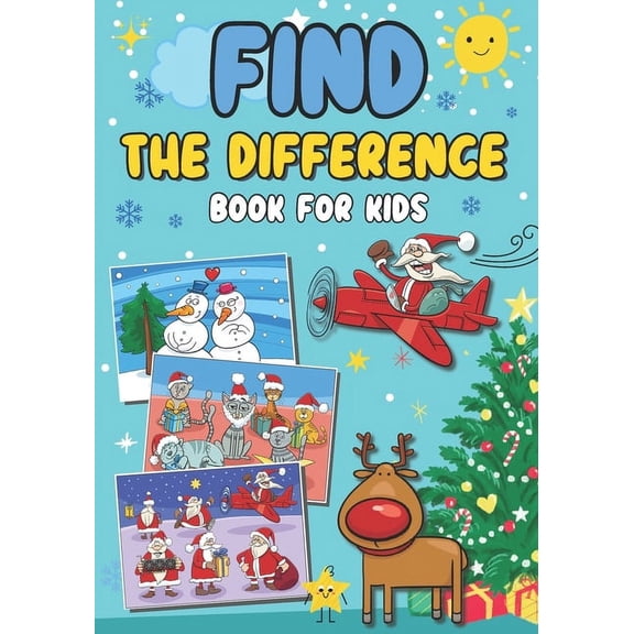 Find the difference book for kids: Christmas Special Spot, seek and find to develop children's observation and concentra, (Paperback)