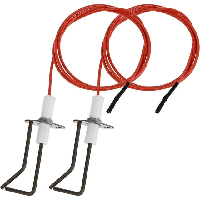 Allumeurs d'Étincelles Directes 62-24164-01, Allumeurs de Brûleur de Four, Capteurs de Flamme, Tige de Détection Compatible avec Rheem Pro-tech PSE R36 PSER36, Câble Haute Température 35 Pieds - Lot de 2