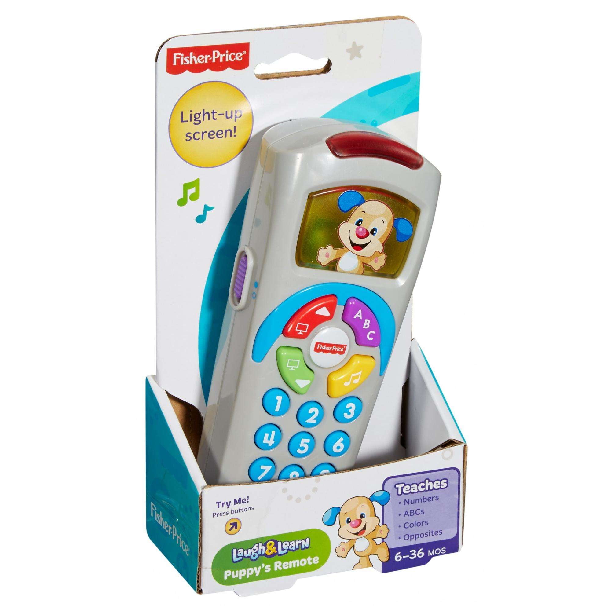 Fisher-Price Laugh Learn Puppy's Remote Control Baby Learning Toy ...