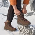 thumbnail image 5 of Fittington Winter Boots for Men Slip-Resistance Snow Boots Outdoor Insulated Mid Calf Winter Shoes, 5 of 10