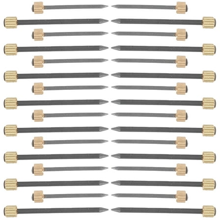 OATIPHO 50Pcs Black Picture Hanging Nails Steel and Copper for Drywall Plaster and Concrete Walls