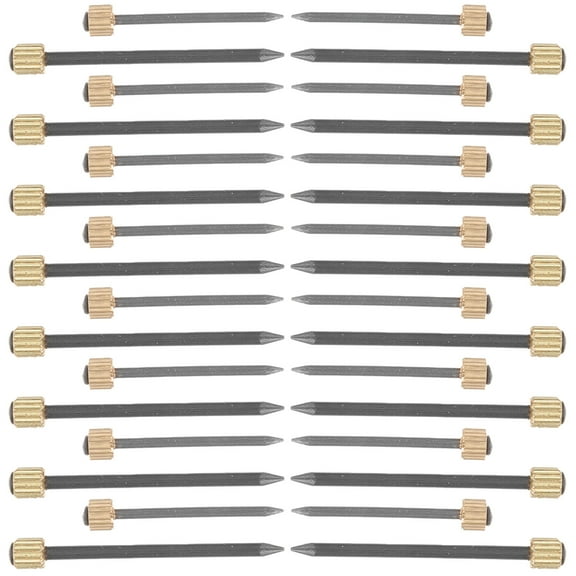 OATIPHO 50Pcs Black Picture Hanging Nails Steel and Copper for Drywall Plaster and Concrete Walls