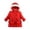 Red 4, variant on Jacket for Kids Girls Fatuov Rain Jackets Fleece Lined Hooded Fall Winter Coat