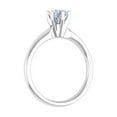 thumbnail image 2 of 1/2 Carat 6-Prong Set Diamond Solitaire Engagement Ring in 14K White Gold (Ring Size 4), 2 of 4