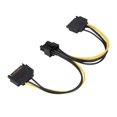 thumbnail image 3 of 15pin To 8pin Power Adapter Cable, Hard Disk Power Supply Cable Exquisite Design Professional  for Electricity, 3 of 8