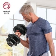 Bowflex SelectTech 552 Dumbbell, Adjustable, Single, Free 2-Month JRNY Membership