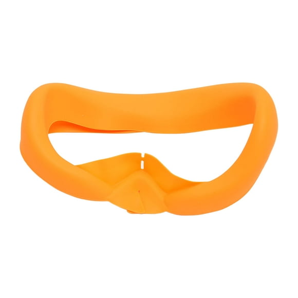 VR Silicone Face Cover Waterproof Washable Soft VR Face Pad Cushion for PICO 4 VR Glasses Orange