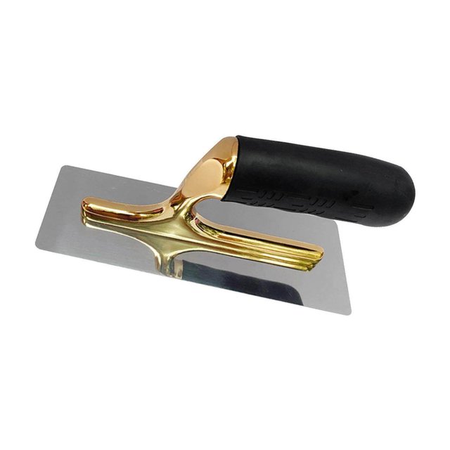 Drywall Trowels Stainless Steel Soft trowel flat drywall Handle for Wall Construction Concrete 20cm