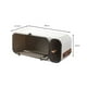 thumbnail image 2 of Soporte De Papel Higiénico Para Baño, Caja De Pañuelos De Papel, Dispensador De Plástico Para Inodoro, Rollo De Papel Montado En La Pared, Caja De Almacenamiento, Punzonado Gratis Cateissary HA025104-02, 2 of 7