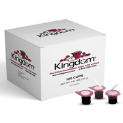 Kingdom Prefilled Communion Cup with Wafers Sealed in a Single-Serving Container with One-Year Shelf Life, Perfect for Holy Eucharist Celebration in Hospitals, Summer Camps, and more! -100 Count