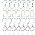 thumbnail image 1 of 64 Pcs 4 Styles Crochets de Boucles d'Oreilles Levier Crochets de Fil d'Oreille Crochets de Boucles d'Oreilles Françaises Crochets de Boules d'Oreille avec Fermoir Pendentif, 1 of 8