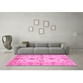 thumbnail image 3 of Ahgly Company Indoor Rectangle Oriental Pink Traditional Area Rugs, 5' x 7', 3 of 4