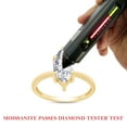 thumbnail image 6 of 1.62 CT 12MM X 6MM Marquise Cut Lab Created Moissanite Diamond Engagement Solitaire Ring In 14K Yellow Gold Over 925 Sterling Silver (1.62 Cttw) - 7.5, 6 of 6