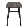 thumbnail image 5 of Auston Modern Gray Engineered Wood Grain Finish Desk with Drawer, 5 of 13