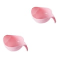 thumbnail image 3 of QualitChoice Rice Washer Bowl Professional Household Kitchen Gadget Vegetable Washing Strainer Fruit Cleaning Basket pink 2Set, 3 of 6