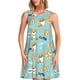 thumbnail image 1 of Disketp Cute Dogs Corgi para Vestido sin Mangas para Mujeres, Vestidos de Verano para Mujeres, Casual y Holgado para la Playa, 1 of 7