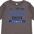 thumbnail image 4 of Inktastic Greek Family Pride Awesome Boys or Girls Long Sleeve Toddler T-Shirt, 4 of 5
