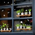 thumbnail image 1 of Adhesivo de pared HUOGUO para planta, maceta, tienda, puerta de cristal, cafetería, 45 x 60 cm, 1 of 5