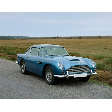 1965 Aston Martin DB5 GT Vantage 2-door 40 litre inline- 6 DOHC engine producing 325bhp Country of origin United Kingdom Poster (Best Inline 6 Engines Of All Time)