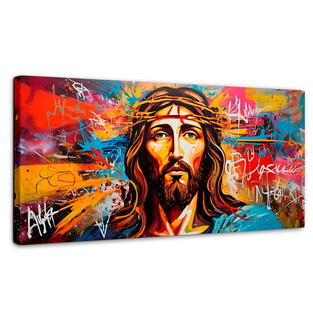 Cuadro Decorativo Canvas Grafiti Sagrado 140x70 Canvas Revolution