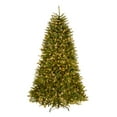 thumbnail image 3 of 7.5 ft. Pre-Lit Artificial Dunhill Fir Christmas Tree, Green, Clear Lights, Includes Stand, 3 of 9