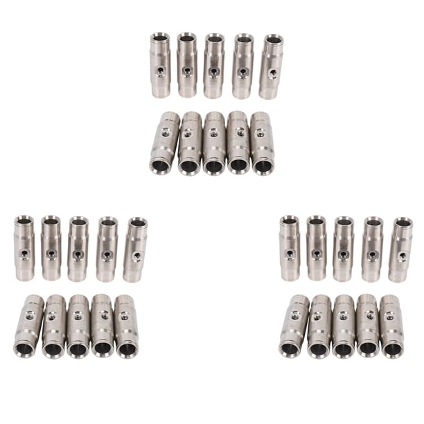 30Pcs 3/8 Pulgadas Lok Misting Boquilla de Acoplamiento Tees 10/24 UNC 1000 PSI Conexión Rápida