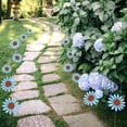 thumbnail image 4 of 5pcs Vintage Metal Sunflower Garden Stakes Yard Lawn Patio Ornament Flower Stick, 4 of 5