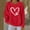 Red 2, variant on BLTIBY Valentine Shirts for Women Love Heart Sweater Casual Long Sleeve Crewneck Pullover Sweatshirts Valentines the Day Top Red 2 M