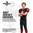 thumbnail image 5 of Exxact Sports Rebel Youth Football Pants with Built in Pads, Lightweight Integrated Football Practice Pants with Lace-up Fly (Y2XL, Navy), 5 of 7