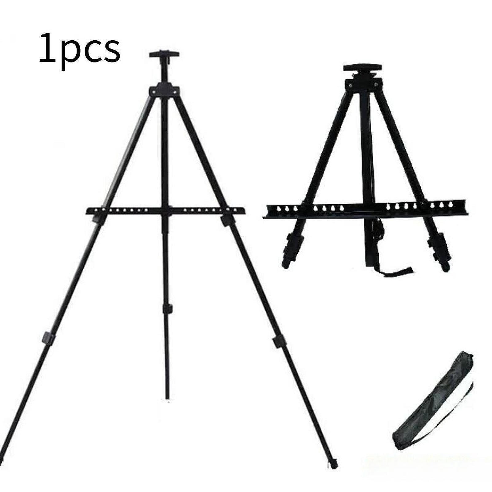 Sharprepublic Metal Sketch Easel Foldable Artist Easel Stand for Displaying Sketch Drawing