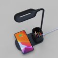 thumbnail image 3 of HESITONE LED Desk Lamp with Wireless Charger USB Charging Port with for Touch Control 3 Light Hues Pen Holder Box for Kid, 3 of 8