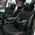 thumbnail image 2 of Cojín universal de lino para asiento de coche, accesorios para automóviles, diseño de automóviles, reposacabezas para coche, soporte lumbar, se adapta al 99 % de los coches, 2 of 5