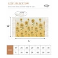 thumbnail image 2 of Sunflower Hallway Runner Rug 2'x5', Watercolor Yellow Flower Gradient Plant Washable Kitchen Runner Rug with Tassels, Laundry Room Rugs Woven Cotton Carpet for Bedroom Entryway Front Door, 2 of 9