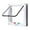White, variant on Yibooy Cat Flap Door with 4 Way Security Lock ABS Plastic Small Pet Gate (White L)
