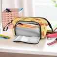 thumbnail image 6 of Nylon Fish Mouth Pencil Case with Large Capacity Zipper Pencil Pouch Cute Maple Leaf Pencil Bag Organizers, 6 of 7