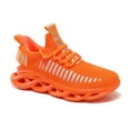 thumbnail image 5 of GSLMOLN Women's Walking Shoes Casual Running Slip On Sneakers Breathable Workout Lightweight Gym Fitness Sport Shoes Orange size 8-8.5, 5 of 6