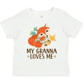 thumbnail image 3 of Inktastic Granna Loves Me Woodland Fox Boys or Girls Toddler T-Shirt, 3 of 5