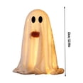thumbnail image 2 of XIA0LE Halloween Ghost Props Led Illuminated Ghost Decorations, 14in Light-Up Ghosts With Pumpkin, Halloween Decor Indoor Cute Ghost Decorative For Home Party And Tabletop Fireplace Decor, 2 of 6