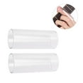 thumbnail image 3 of 2Pc Pretty Glass Guitar Slide Medium Bottleneck Glass Guitar Slide, 3 of 8