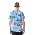 thumbnail image 5 of 100 Acre Snow Day Women's V-Neck Print Scrub Top, Sizes XS-3XL, 5 of 5