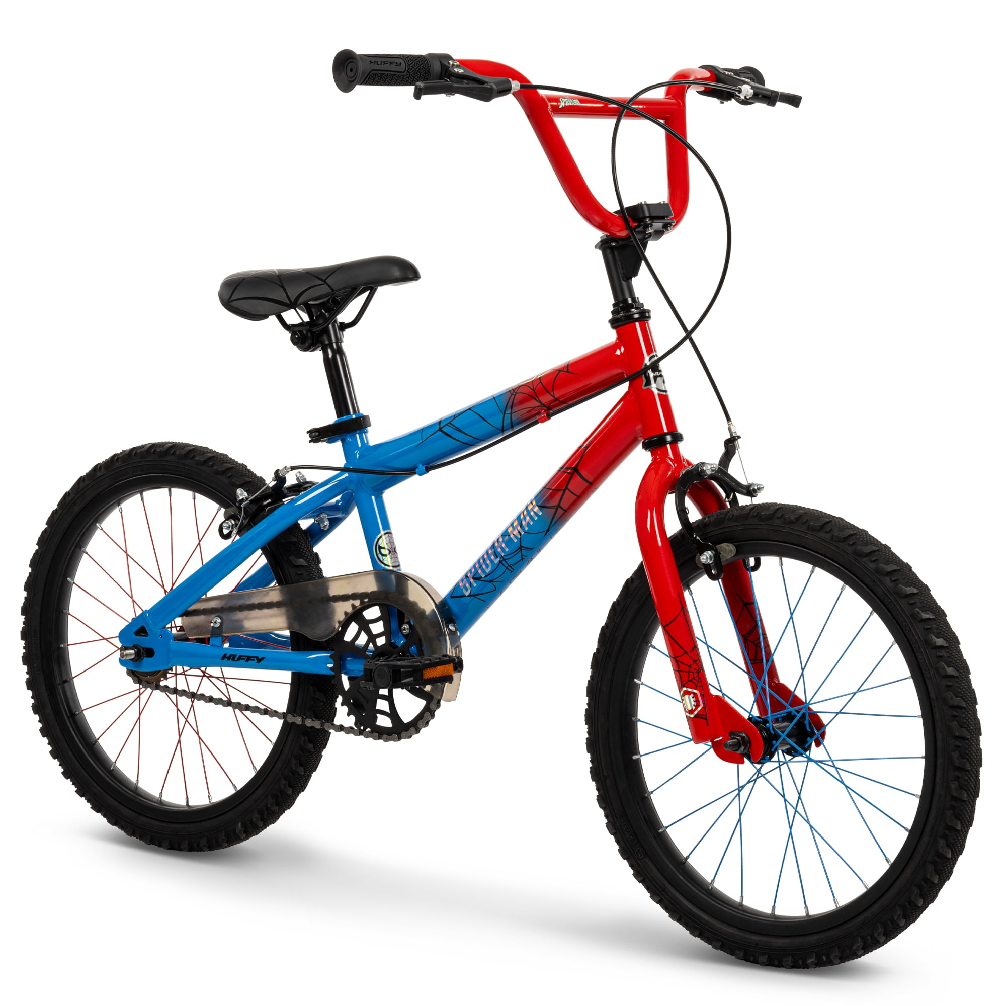 Huffy 18-inch Marvel Spiderman Bike for Boys, Red and Blue