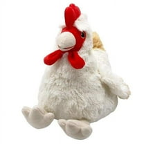 Stuffed Animal Plush Toy, Red & White