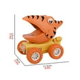 thumbnail image 2 of Gallickan Dinosaur Car Toys for Toddlers 1-3, Pull Back Car Baby Dinosaur Truck Cars, Press and Go Car Toys for Kids Boys Girls Christmas Birthday Gifts, H, 2 of 4