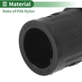 thumbnail image 5 of M20x1.5 Cable Glands 18.5mm / 0.73" Bellows Quick Connector Straight PA6 Nylon Black 2 Pcs, 5 of 7