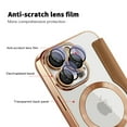 thumbnail image 2 of for iPhone 13 Pro Case Compatible with Magsafe, Slim Fit Flip Protective PU Leather Wallet Case with RFID Blocking Card Slot Build-in Len Protector for iPhone 13 Pro, Brown, 2 of 8