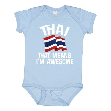 

Inktastic Thailand Flag Thai Gift Gift Baby Boy or Baby Girl Bodysuit