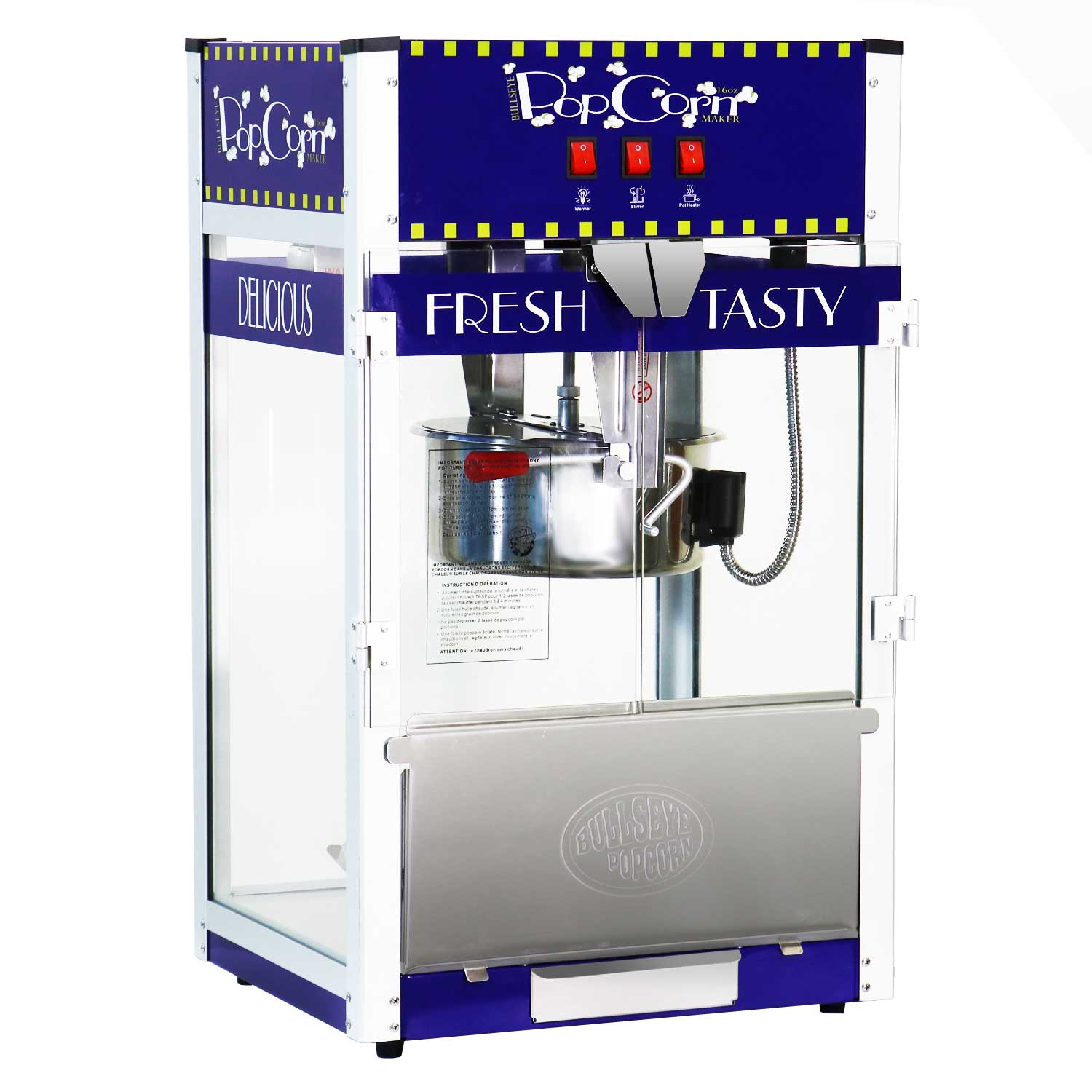 POPCORN MACHINE 16OZ - FRENCH
