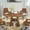 Walnut-2, variant on Extendable Round Dining Table for 4, Modern Oval Kitchen Dining Table with Storage Shelf, Dinner Table for Living Room, Walnut