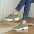 thumbnail image 6 of XIMIN Women's Mesh Sports Shoes - Lightweight Breathable Running Sneakers for Spring Summer Fall, Casual Walking Shoes (Blackish Green, 6.5), 6 of 6